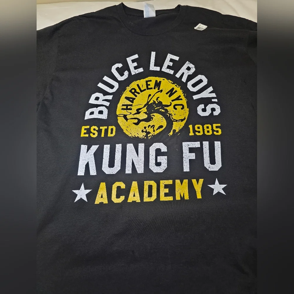 Bruce Leroy's Kung Fu Academy Harlem NYC 1985 Last Dragon Tshirt- Big & Tall 2XL - Picture 8 of 10